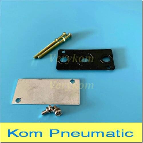 10X Pneumatic Airtac Manifold Base Metal Block Cover Blind Plate End Cap Seal Plug Gasket P-100M/200M/300M 200MR2 4V210 08