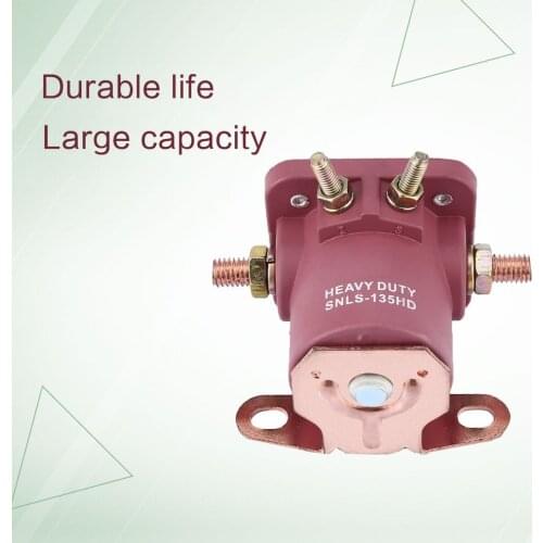 12V Heavy Duty Red Solenoid Relay for Starter Car Truck - SW3 - SNL135 Contactor Switch Engine Part Vehicle Accessories