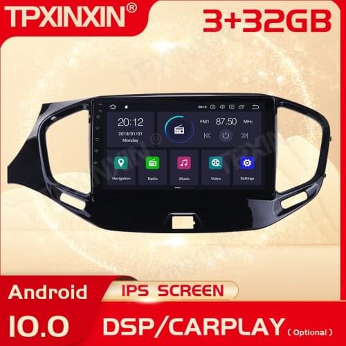 2 Din Carplay Android Radio Receiver Multimedia Stereo For LADA Vesta Cross Sport 2015 2016 2017 2018 GPS IPS Recorder Head Unit