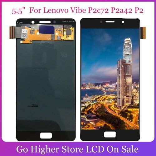 5.5" For Lenovo Vibe P2c72 P2a42 P2 LCD Display Touch Screen Digitizer Sensor Assembly with Free Tools