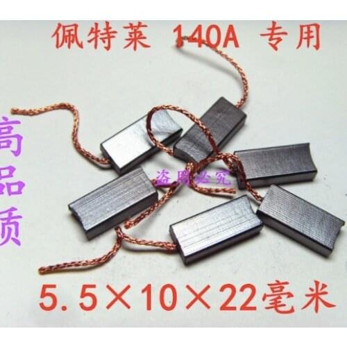 6pcs 5.5x10x22mm carbon brush 140A for car generator start motor