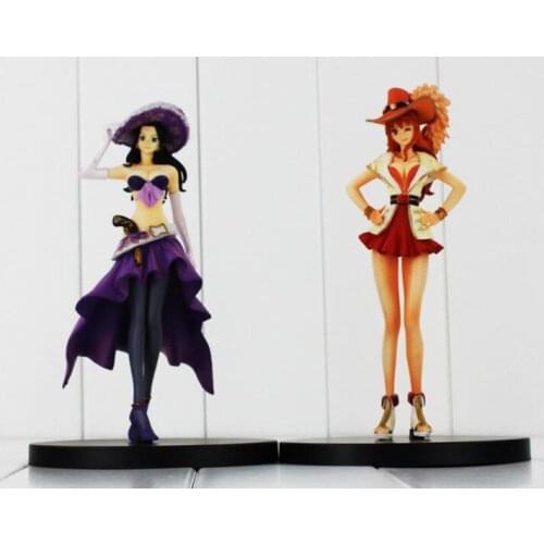 Anime One Piece Nami Robin Sexy Figure Grandline Lady 15th Anniversary PVC Action Figure Model Toy 17CM IN BOX