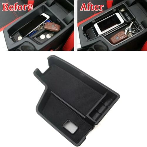 Car Storage Box Auto Organizer Inner Plastic Center Console For BMW 3 Series F30 2013-2016