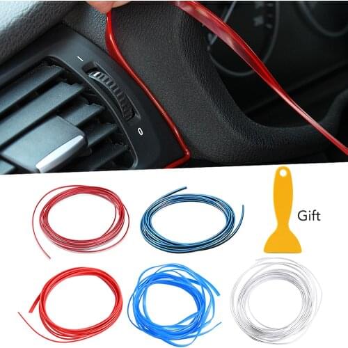 5M Interior Sticker Decoration Strip Car Styling For LADA Priora Sedan sport Kalina Granta Vesta X-Ray XRay car accessories