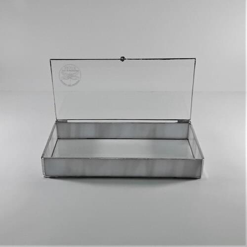 Noya Box & Terrarium White Opal Jewelry Box