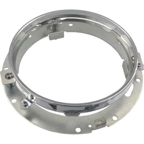 7" Round HID LED Headlight Mounting Ring Bracket for Harley Davidson Models with 7" Headlight, Such as Touring 1994-2013