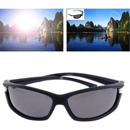 Mens Polarized Sunglasses Driving Cycling Bicycle Sports Outdoor Fishing Goggles N0PC