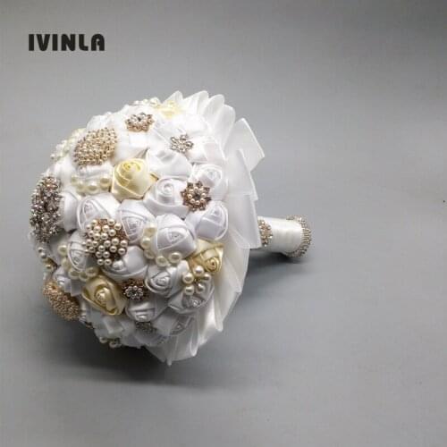 Newest 1pc/lot Wedding Bouquets Rhinestone Bridesmaid Crystal Bridal Bouquet for wedding decoration