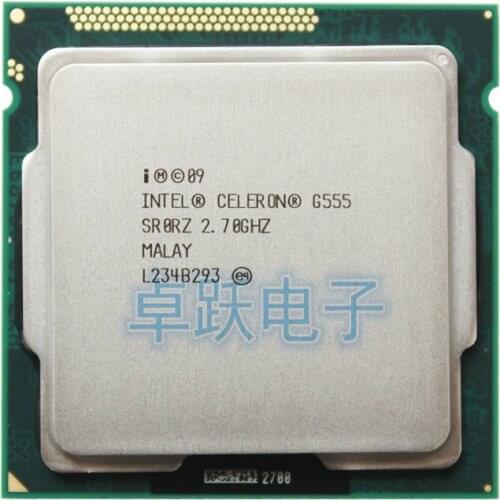 Lntel G555 CPU Processor Dual-Core 2.7Ghz Socket LGA 1155 Desktop CPU working 100