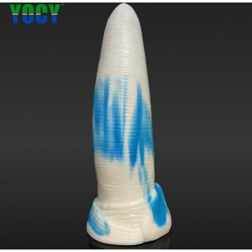 YOCY G-Spot Realistic Silicone Dildo Animal Anal Butt Plug Sex Toys For Female Blue White Penis Women Clitoral Discreet Shipped