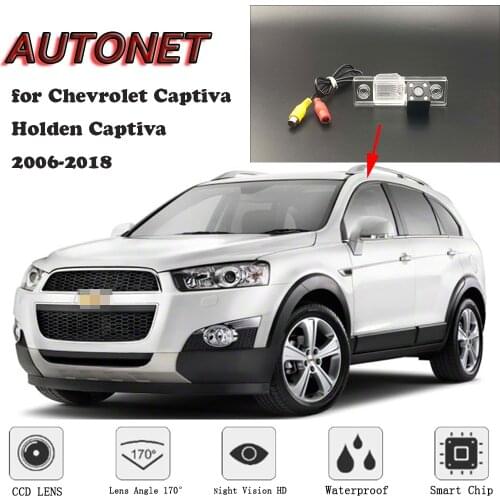 AUTONET HD Night Vision Backup Rear View camera or Bracket for Chevrolet Captiva Holden Captiva 2006~2018/License Plate camera