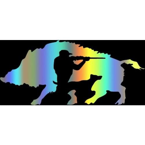 S50771# Various Sizes/Colors Car Stickers Vinyl Decal Wild Boar Hunters Motorcycle Decorative Accessories Laptop Helmet