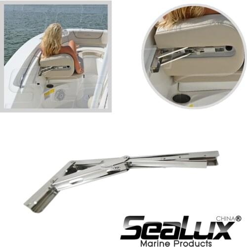 Sealux 1 pcs Marine Grade Stainless Steel 304 Universal Wall mounted Folding Table Bracket Shelf Bench Support 150kgs