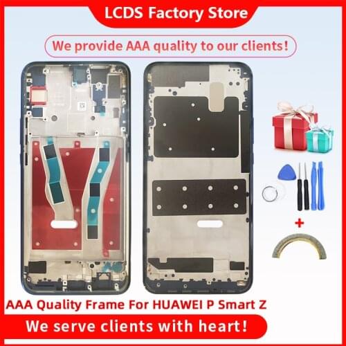AAA Quality Middle Frame For HUAWEI P Smart Z Middle Metal Frame Housing Cover For P Smart Z Middle Frame+Volume/Power Buttons