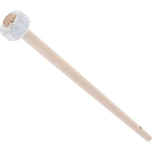 1pc Small Wooden Cymbal Chinese Gong Mallet Hammer Stick Percussion Instrument Accessory for 28-36 Gong
