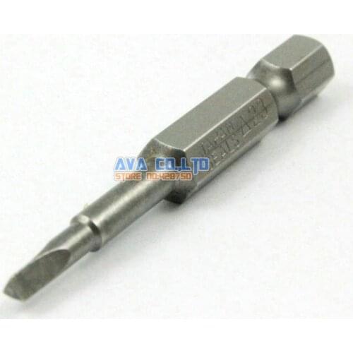 10 Pieces 2.3mm Magnetic Triangle Screwdriver Bit S2 Steel 1/4" Hex Shank 50mm Long