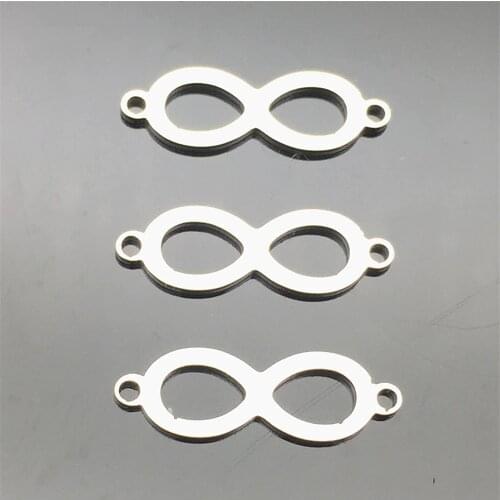 Infinite Charms Eternity Love Symbol Pendant Handmade 10pcs Diy Necklace Infinite sign Charm Bracelet DIY Jewelry Making