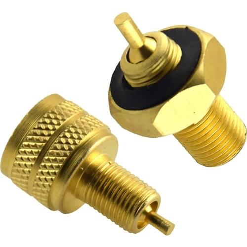 2 Pieces High Quality Bore Tire Valve Reducer Adapter External + Internal