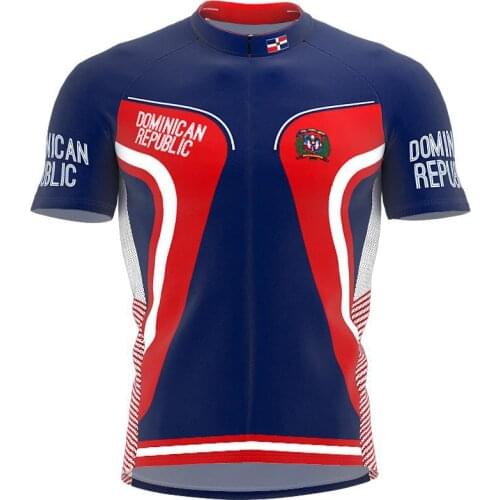 2021 Dominican More Style Mens classic cycling team short sleeved bike Road Race Clothing Maillot ciclismo outdoor bike jersey