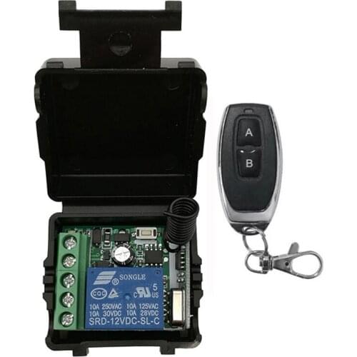 433Mhz Universal Wireless Remote Control Switch DC 12V 1CH Relay Receiver Module RF Transmitter 433 Mhz Remote Controls