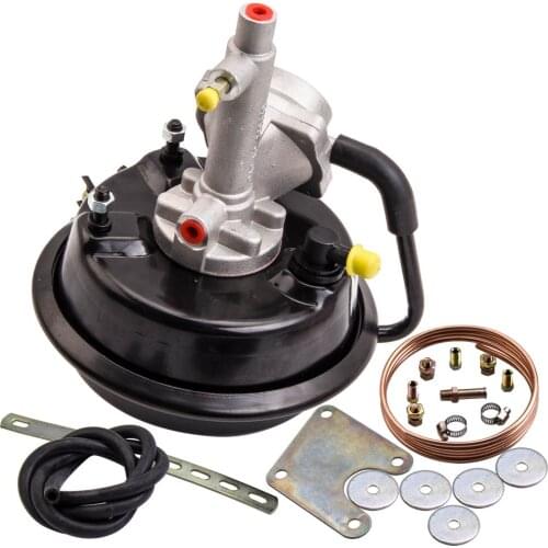 7" VH44 Remote Brake Booster + Bracket Mounting Kit - 4 wheel Drum Brake Models
