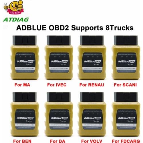 AdBlue Emulator EURO 4/5/6 OBD2 OBDII AdBlueOBD2 OBD2 NOx Ad blue Emulator for DAF for IVE-CO for Vo-lvo