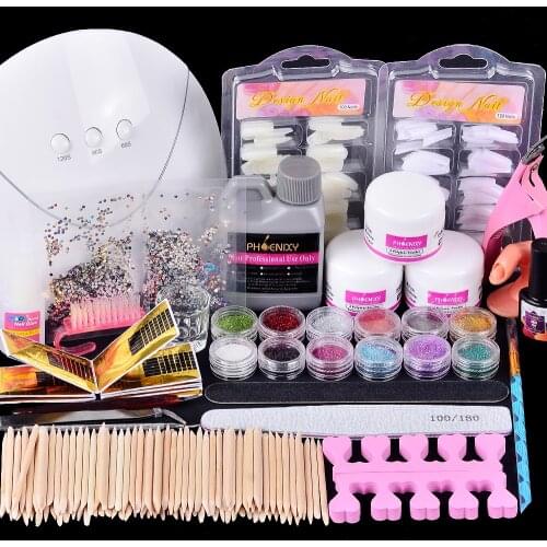 Phoenixy Acrylic Kit With Nail Drill Machine Acrylics For Nails All For Manicure Acrylic Powder Liquid Nail Set Nail Art Tools