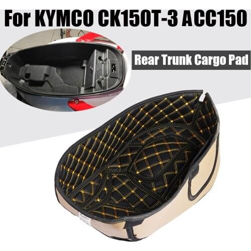 Motorcycle Accessories Seat Storage Box Leather Rear Trunk Cargo Luggage Pad Lining Protector For KYMCO CK150T-3 ACC150 ACC 150