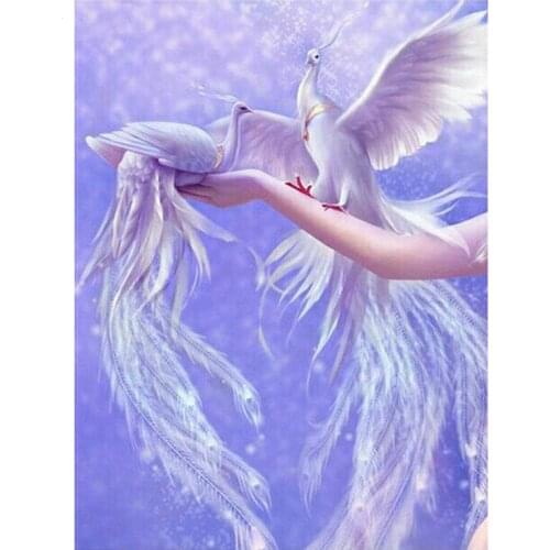 Diamond Painting Phoenix 5d Diy Diamond Embroidery animal mosaic rhinestone Cross Stitch Needlework Home Decor StickersZP-1791