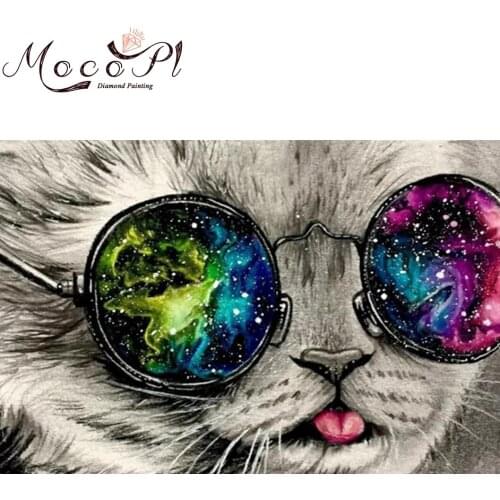 Diamond painting,Cat,Cross Stitch,Full,Cartoon,Diamond Embroidery,Round/Square,Needlework,Diamond Mosaic,DIY,Gift,Home Decor