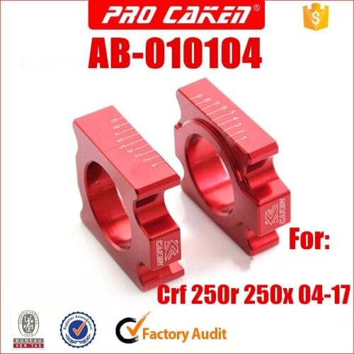 Rear axle block Spindle chain adjuster for honda crf250r crf 250x crf 250r 250x motorcycle mx dirt bike part motorcross parts