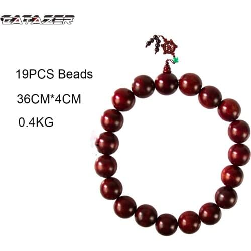 Buddhist Natural Wood Buddha Monk Prayer Beads Necklace Long String Necklace Male Photo Props Big Buddha Beads