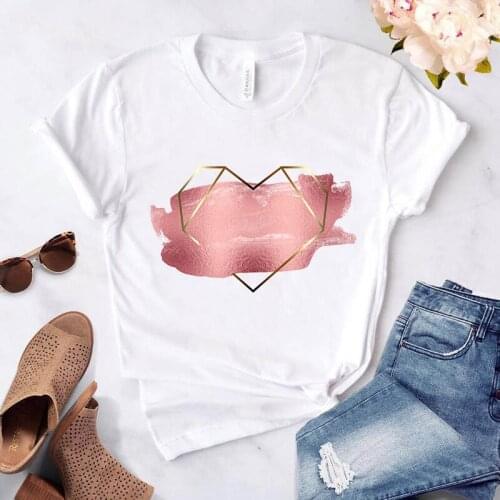 Women t-shirts Graphic Summer Cute Fashion Ladies tee Tops Love Clothes female Tshirt Short sleeve streetwear tee shirt femme