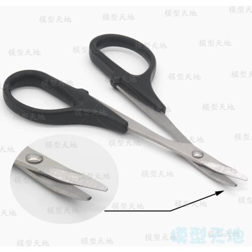 HSP 80106 RC Model tools Curved Scissors 1:5 1:8 1:10 1:18 Car Shell Scissors