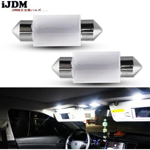 IJDM C5W led C10W LED Bulb Car Interior light Festoon 31mm 36mm 39mm 41mm SMD 3030 COB Reading Dome Lamp 12V 24V 6000K White