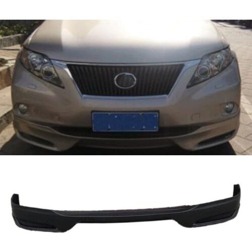 CEYUSOT FOR Body Kit Front Bumper Anterior Lip Lexus RX 270/350/450h 2009-2011 ABS Bumper Black Trim Cover Accessories Spoiler