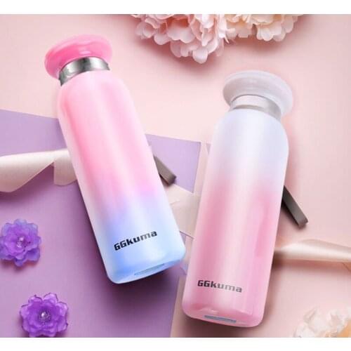 Brief Vacuum Flasks Stainless Steel Mugs Portable water bottles Girls Studens