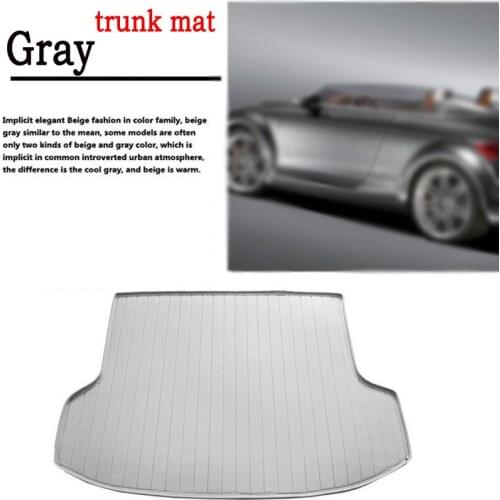 Free shipping good car trunk mat for Mitsubishi Lancer Galant ASX Pajero sport V93 3D carstyling leather carpet cargo liner