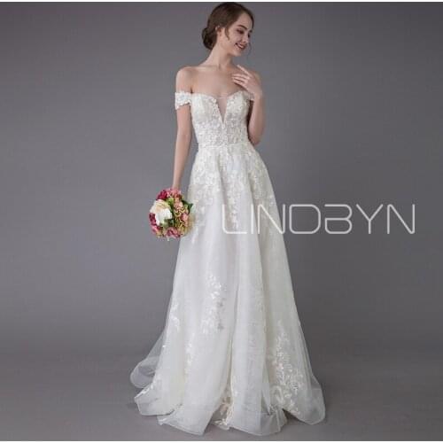 LINDBYN Long Wedding Dresses