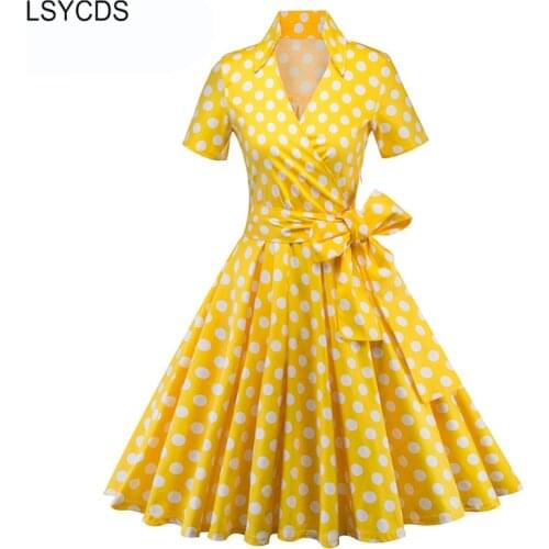 LSYCDS Yellow Summer Dresses
