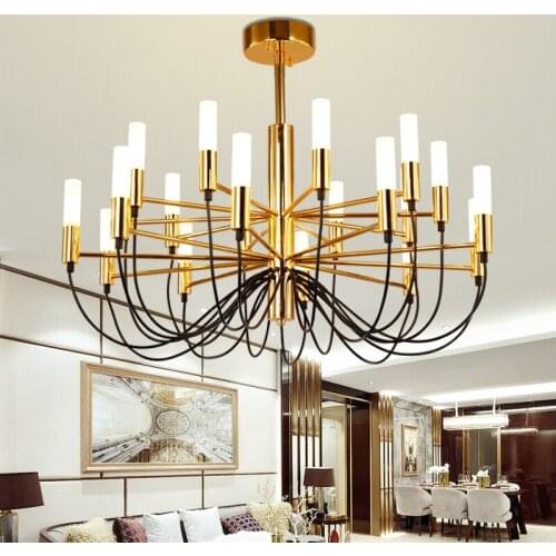 Living Room Luxury Lustre Gold G9 Led Chandelier Nordic Minimalism Lustre Plate Metal Chandelier Lighting Indoor Lamp Fixtures
