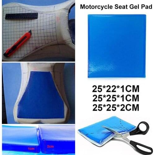 Motorcycle Motorbike Scooter Seat Soft Gel Pad Shock Absorption Mat Cushion