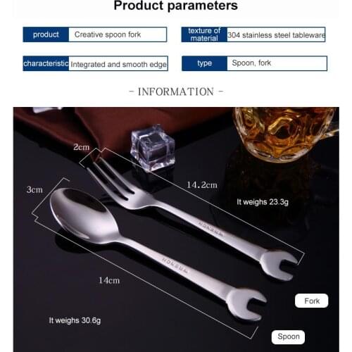 1/2pcs Tea Coffee Spoon Cutlery Set Tableware 304 Stainless Steel Family Camping Tableware Family Camping Bar Kitchen Gadgets