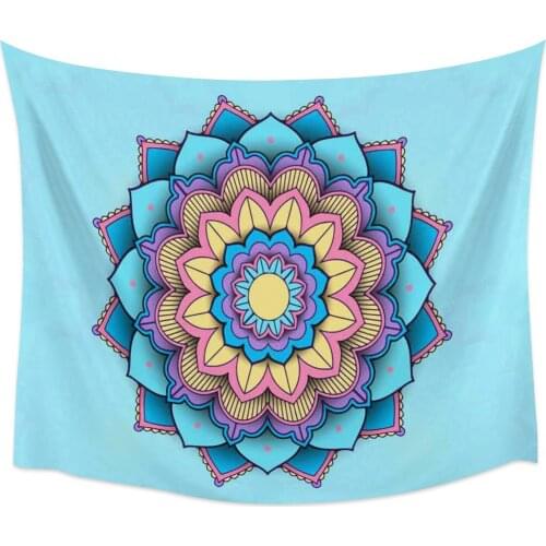 Mandala Pattern Wall Tapestry Cover Beach Towel Picnic Yoga Mat Home Decoration