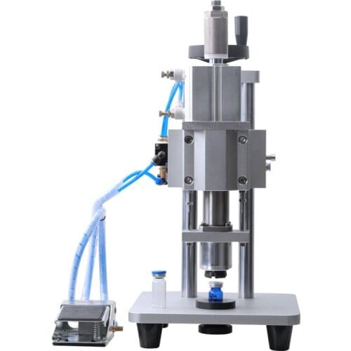 Desktop Small Aluminum Plastic Bottle Capping Machine Essential Oil Bottle Capping Machine Aluminum Plastic Glass Bottle Capping