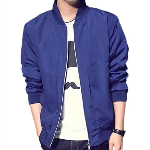 2021 New Spring Casual Baseball Bomber Jacket Overcoat Jacket Autumn Windbreaker Slim Fit Coats