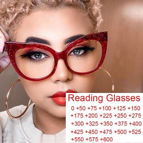 Red Oversized Farsightedness Glasses Blue Light Computer Blocking Transparent Glasses Fashion Optical Prescription Eyeglasses