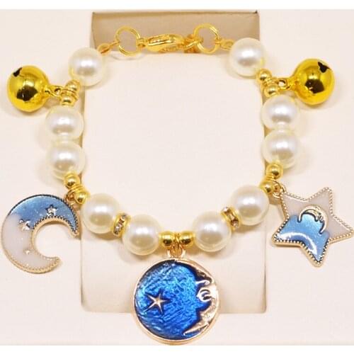 Puppy Small Animals Collar Pearls Necklace Crystal Pendant Pet Jewelry Dog Necklace Cat Collar Luxury Wedding Pet Accessories