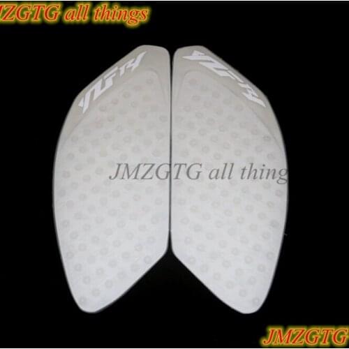 Transparent Tank Grip Pads For YAMAHA R1 2009 10 11 12 13 2014 Protector Sticker Decal Gas Knee Grip Tank Traction Pad Side 3M