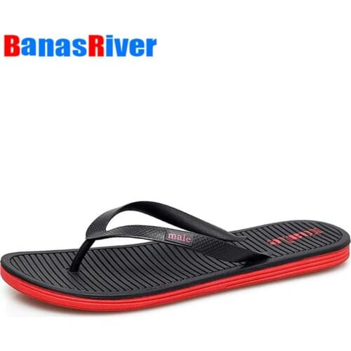 New Arrival Big Size Summer Men Flip Flops High Quality Flat Beach Flip Flop Anti-slip Zapatos Hombre Casual Shoes Drop Shipping